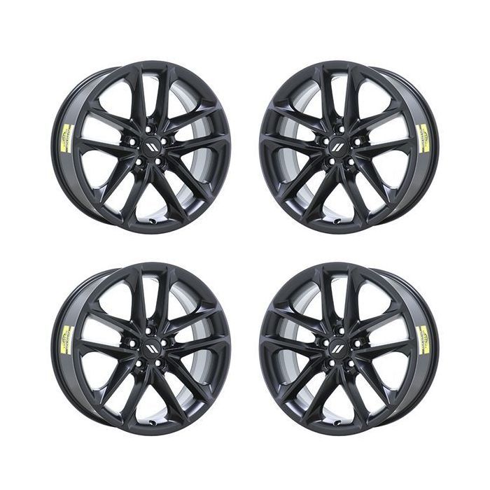 Dodge Challenger Exchange Wheels Set of 4-Exchange Rims Set of 4 Satin Black 2005