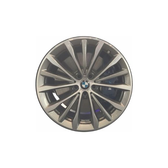 BMW 530i Wheel Rim Machined Grey 86329 (F) Stock Factory OEM Replacement