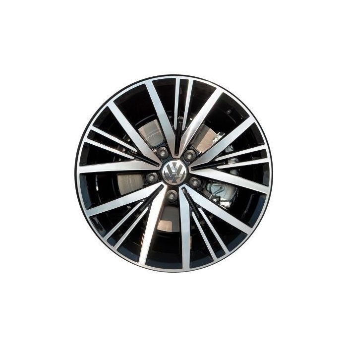 Volkswagen Beetle Wheel Rim Machined Black 70020 Stock Factory OEM Replacement