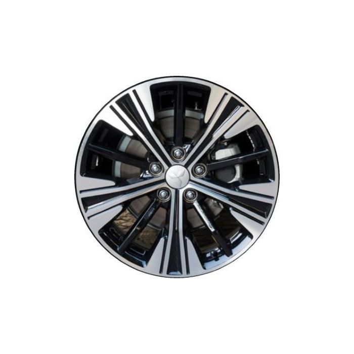 Mitsubishi Eclipse Cross Wheel Rim Machined Black 65857 Stock Factory OEM Replacement
