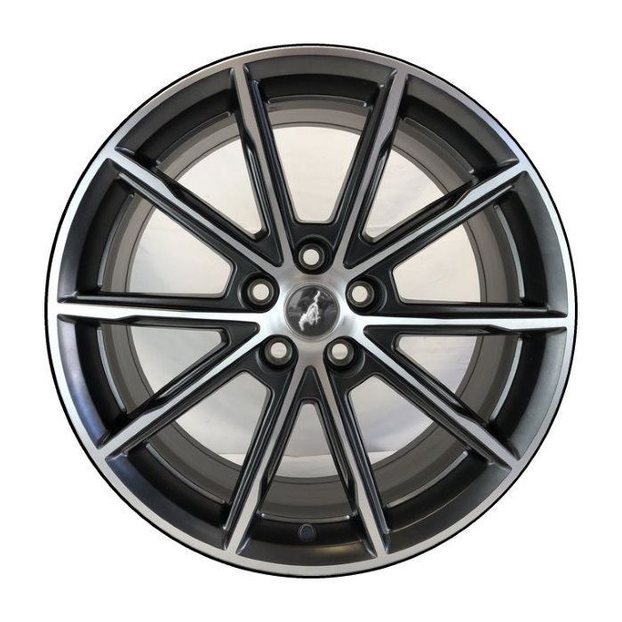 Ford Mustang Wheel Rim Machined Black 10160 Stock Factory OEM Replacement