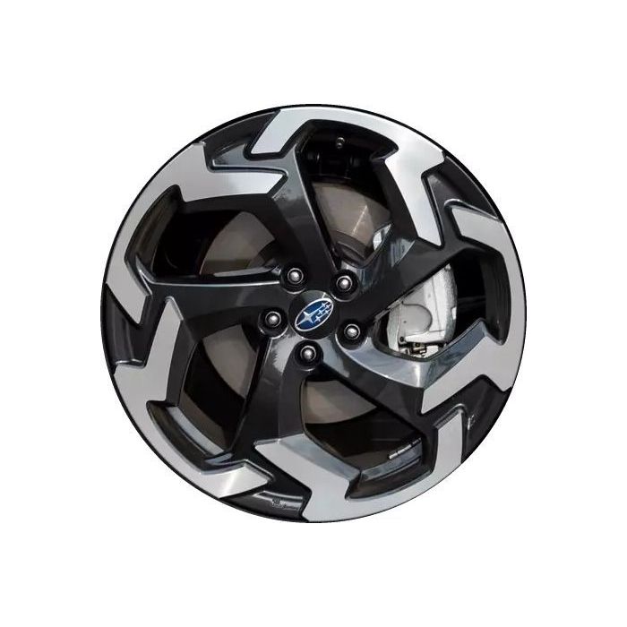 Subaru Crosstrek Wheel Rim Machined Grey 68648 Stock Factory OEM Replacement