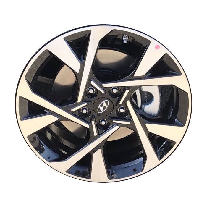 Hyundai Kona Wheel Rim Machined Black 70643 Stock Factory OEM Replacement