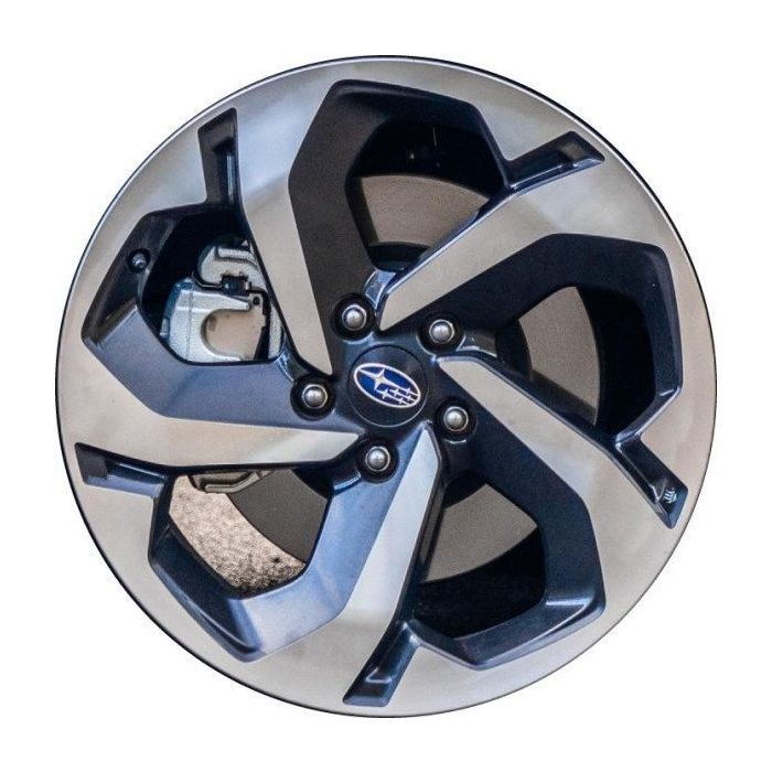 Subaru Forester Wheel Rim Machined Black 68892 Stock Factory OEM Replacement