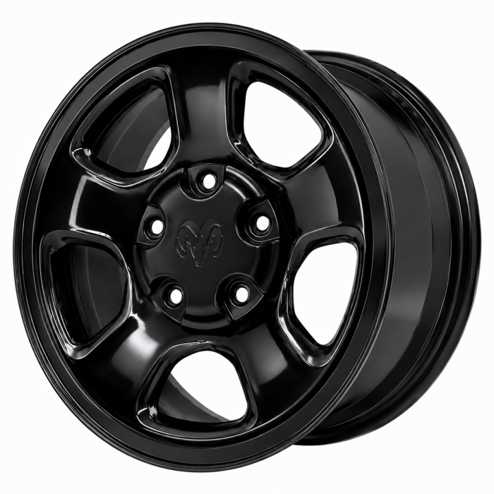 Dodge Ram 1500 Wheel Rim Gloss Black Steel 2162 Stock Factory OEM Replacement