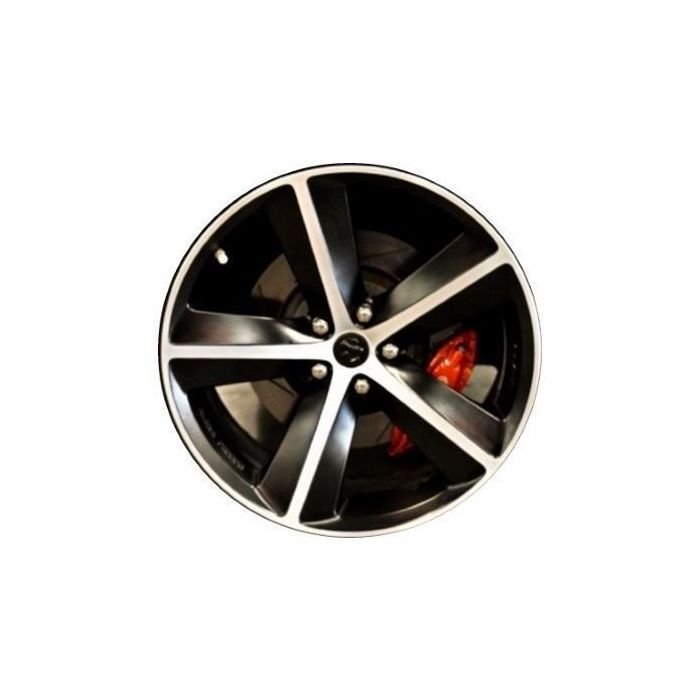 Dodge Challenger Wheel Rim Machined Black 2357 Stock Factory OEM Replacement
