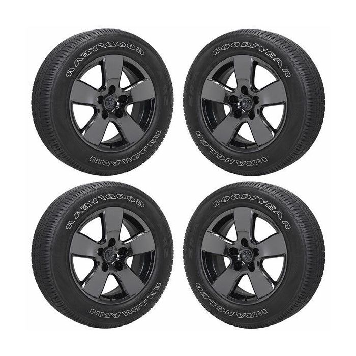 Dodge Ram 1500 Wheel and Tire Sets-Wheel and Tire Packages-Wheel & Tire Sets-Wheel & Tire Packages-Wheel and Rim Sets-Wheel and Rim Packages-Wheel & Rim Sets -Wheel & Rim Packages PVD Black Chrome 2363