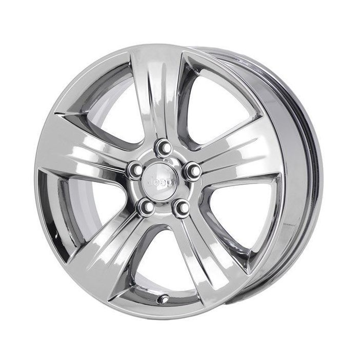 Jeep Patriot Wheel Rim PVD Bright Chrome 2380 Stock Factory OEM Replacement