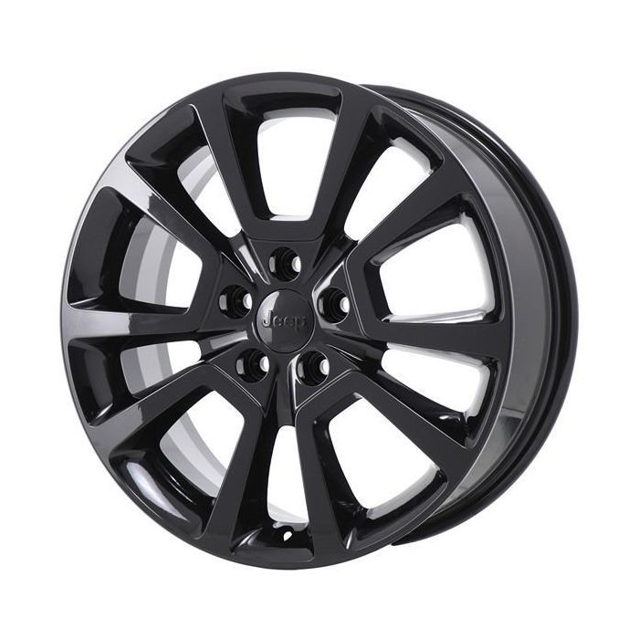 Jeep Compass Wheel Rim Gloss Black 2381 Stock Factory OEM Replacement