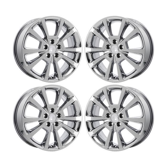 Jeep Compass Wheel Rim PVD Bright Chrome 2381 Stock Factory OEM Replacement