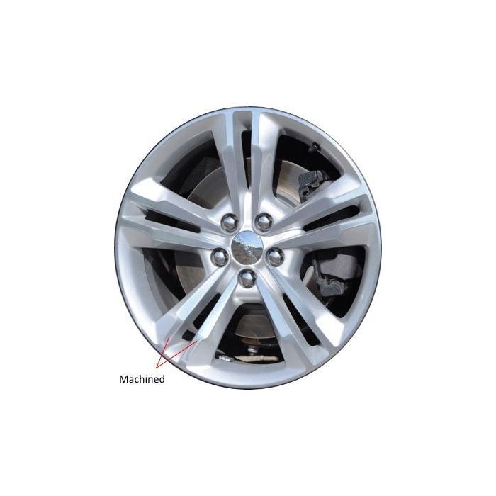 Dodge Charger Wheel Rim Machined Silver 2410 Stock Factory OEM Replacement