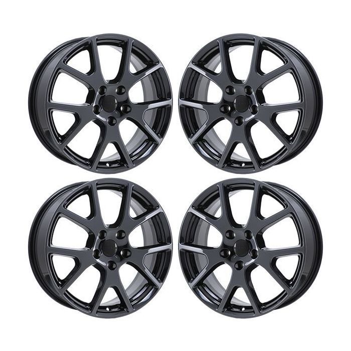 Dodge Journey Wheel Rim PVD Black Chrome 2422 Stock Factory OEM Replacement