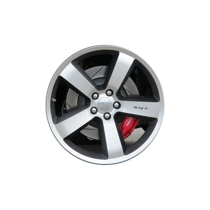 Dodge Challenger Wheel Rim Machined Black 2425A Stock Factory OEM Replacement