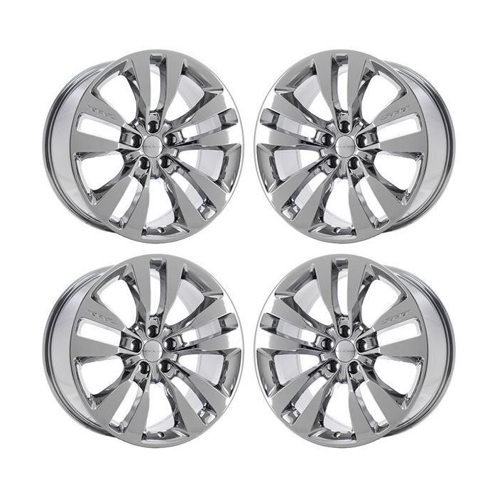 Dodge Challenger Wheel Rim PVD Bright Chrome 2436 Stock Factory OEM Replacement