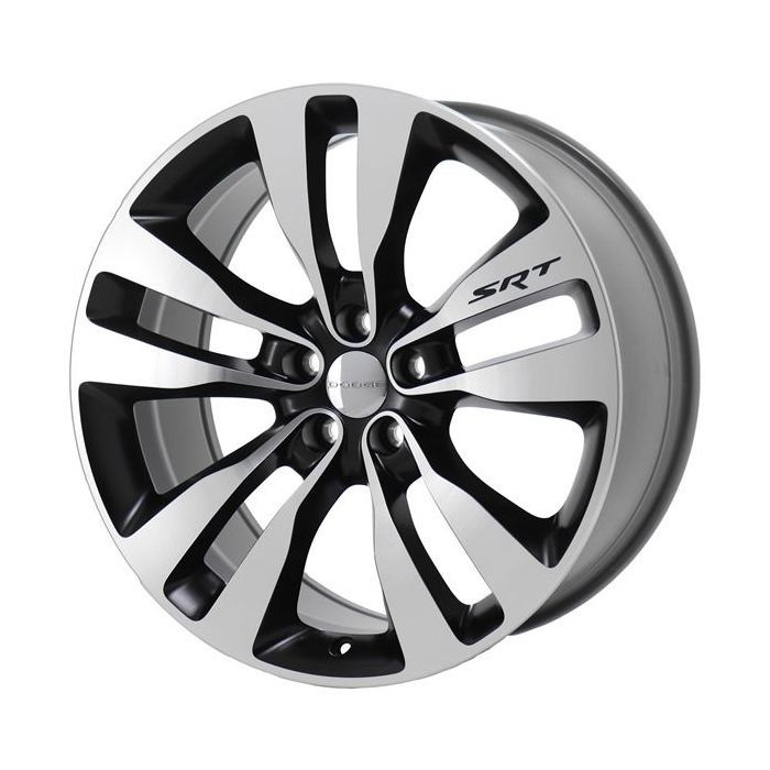 Dodge Charger Wheel Rim Machined Black 2436 Stock Factory OEM Replacement