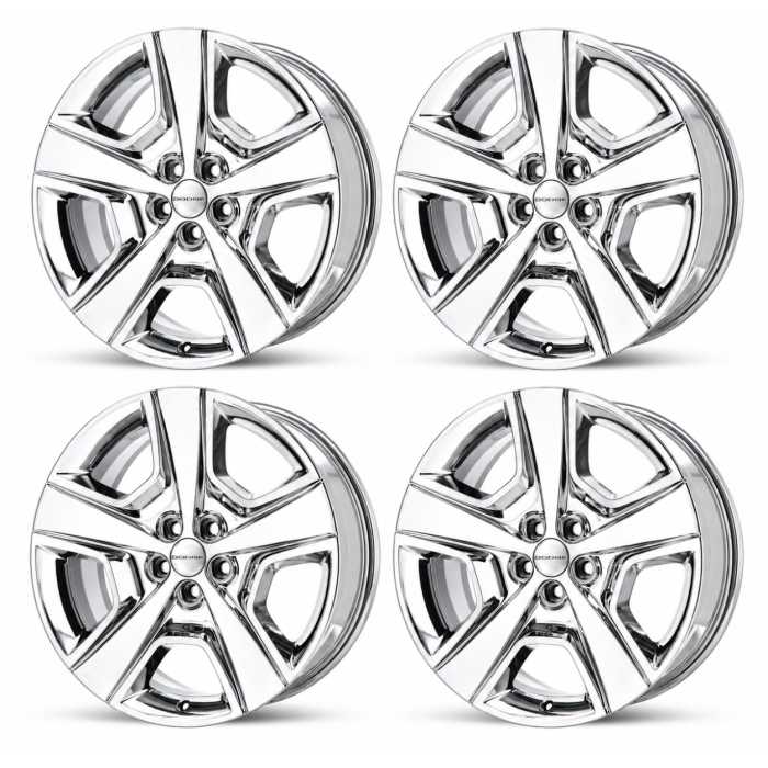 Dodge Charger Wheel Rim PVD Bright Chrome 2437 Stock Factory OEM Replacement