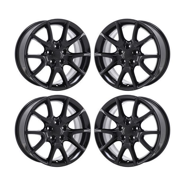 Dodge Dart Exchange Wheels Set of 4-Exchange Rims Set of 4 Gloss Black 2445