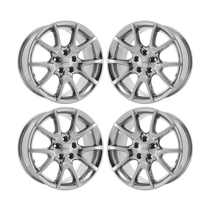 Dodge Dart Wheel Rim PVD Bright Chrome 2445 Stock Factory OEM Replacement
