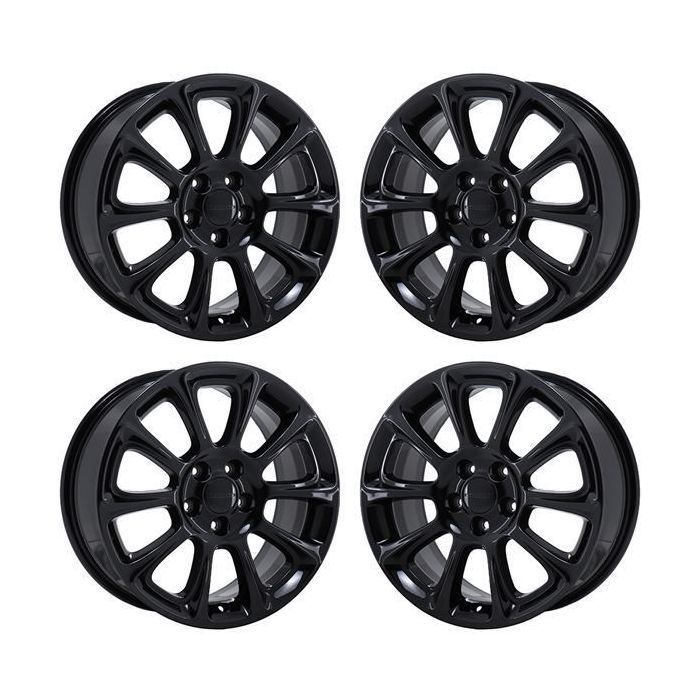 Dodge Dart Exchange Wheels Set of 4-Exchange Rims Set of 4 Gloss Black 2446