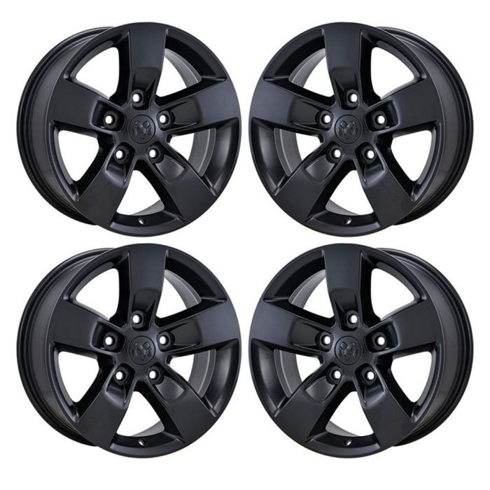 Dodge Ram 1500 Exchange Wheels Set of 4-Exchange Rims Set of 4 Satin Black 2448