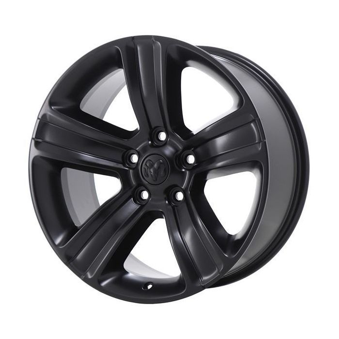Dodge Ram 1500 Wheel Rim Satin Black 2453 Stock Factory OEM Replacement
