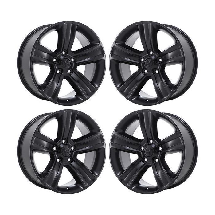 Dodge Ram 1500 Exchange Wheels Set of 4-Exchange Rims Set of 4 Satin Black 2453