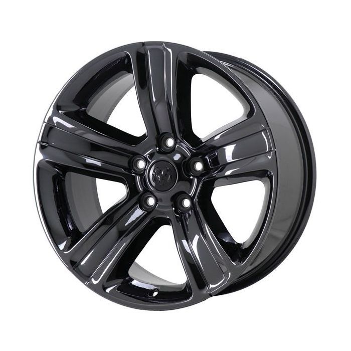 Dodge Ram 1500 Wheel Rim PVD Black Chrome 2453 Stock Factory OEM Replacement