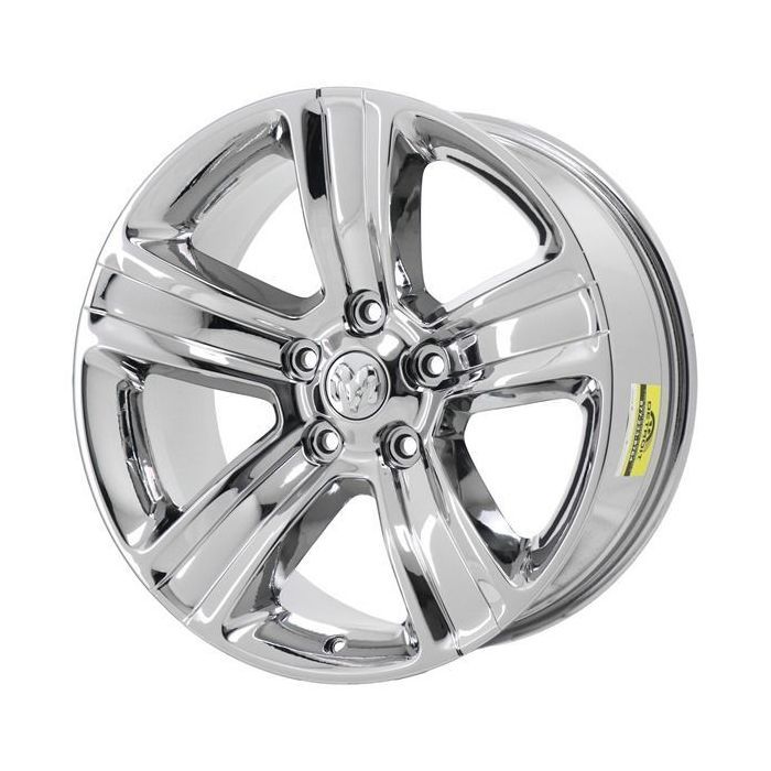 Dodge Ram 1500 Wheel Rim PVD Bright Chrome 2453 Stock Factory OEM Replacement