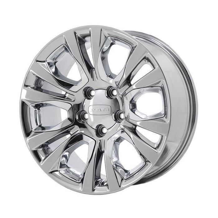 Dodge Ram 1500 Wheel Rim PVD Bright Chrome 2455 Stock Factory OEM Replacement