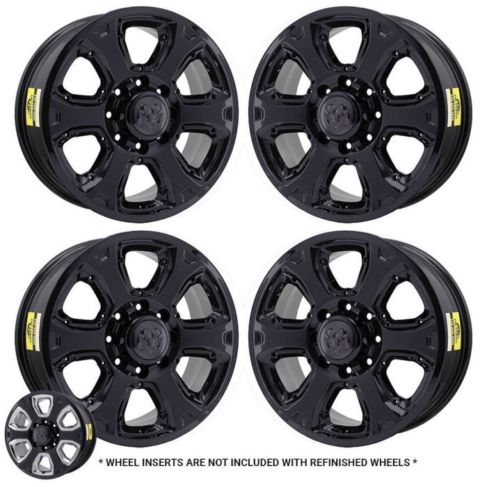 Dodge Ram 2500 Exchange Wheels Set of 4-Exchange Rims Set of 4 Gloss Black 2477