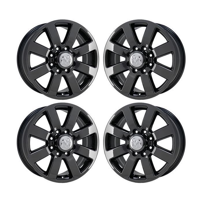 Dodge Ram 2500 Wheel Rim PVD Black Chrome 2478 Stock Factory OEM Replacement