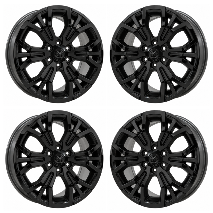 Dodge Ram 1500 Outright Wheels Set of 4-Outright Rims Set of 4 Gloss Black 2480