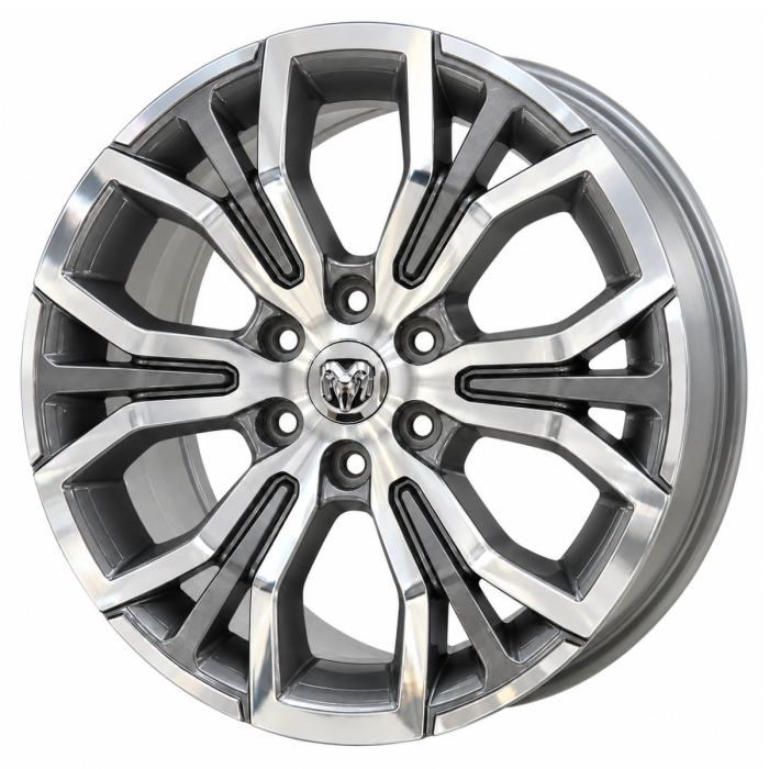 Dodge Ram 1500 Wheel Rim Polish Grey 2480 Stock Factory OEM Replacement