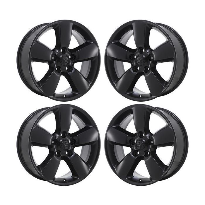 Dodge Ram 1500 Exchange Wheels Set of 4-Exchange Rims Set of 4 Satin Black 2495
