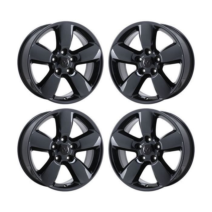 Dodge Ram 1500 Wheel Rim PVD Black Chrome 2495 Stock Factory OEM Replacement