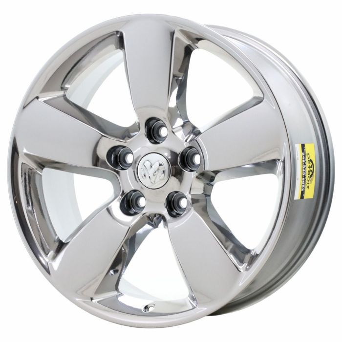 Dodge Ram 1500 Wheel Rim PVD Bright Chrome 2495 Stock Factory OEM Replacement