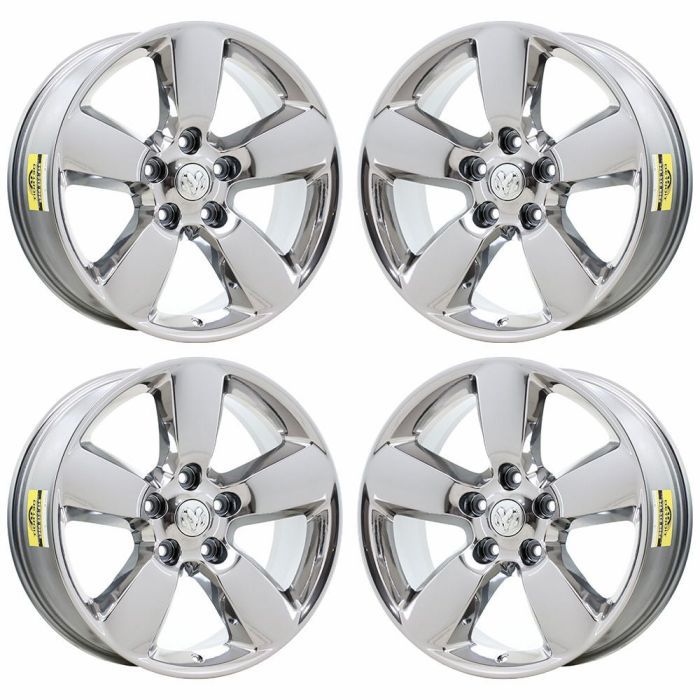 Dodge Ram 1500 Wheel Rim PVD Bright Chrome 2495 Stock Factory OEM Replacement