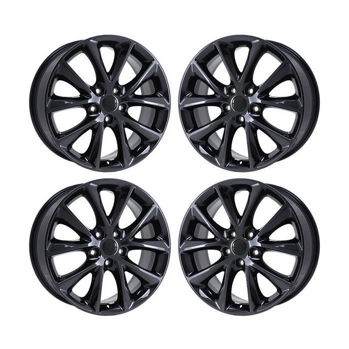 Dodge Durango Wheel Rim PVD Black Chrome 2496 Stock Factory OEM Replacement