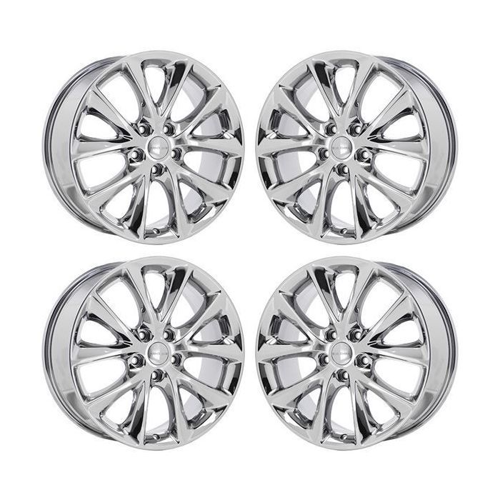 Dodge Durango Wheel Rim PVD Bright Chrome 2496 Stock Factory OEM Replacement