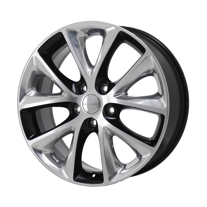 Dodge Durango Wheel Rim Polished Black 2496 Stock Factory OEM Replacement