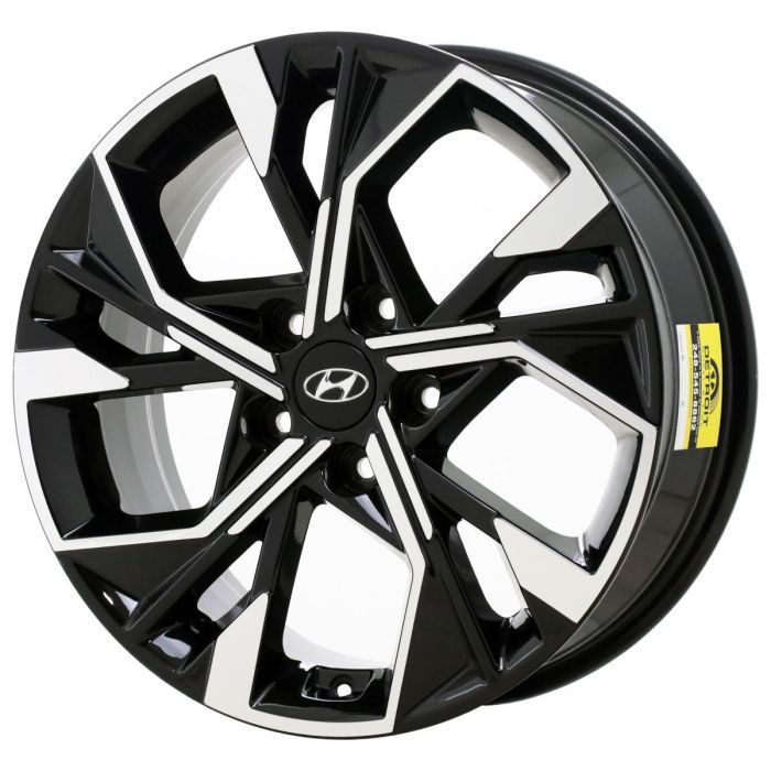 Hyundai Sonata Wheel Rim Machined Black 24SONATA17 Stock Factory OEM Replacement