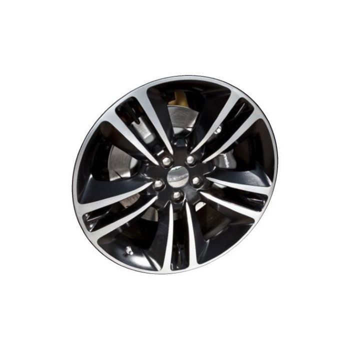 Dodge Challenger Wheel Rim Machined Black 2507 Stock Factory OEM Replacement