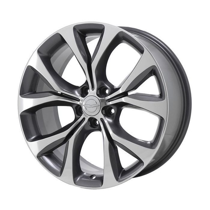 Chrysler 200 Wheel Rim Polished Grey 2517 Stock Factory OEM Replacement