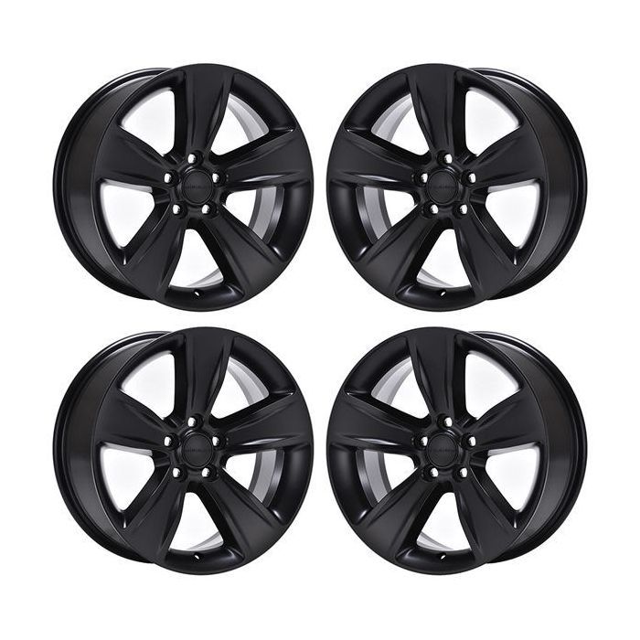 Dodge Challenger Exchange Wheels Set of 4-Exchange Rims Set of 4 Satin Black 2521