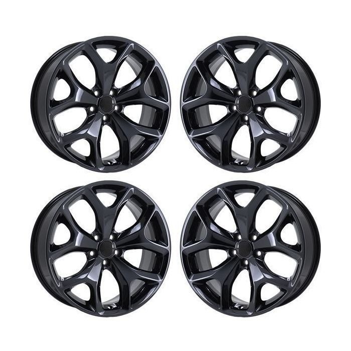 Dodge Challenger Wheel Rim PVD Black Chrome 2523 Stock Factory OEM Replacement