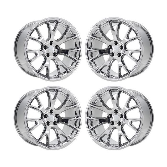 Dodge Challenger Wheel Rim PVD Bright Chrome 2528 Stock Factory OEM Replacement