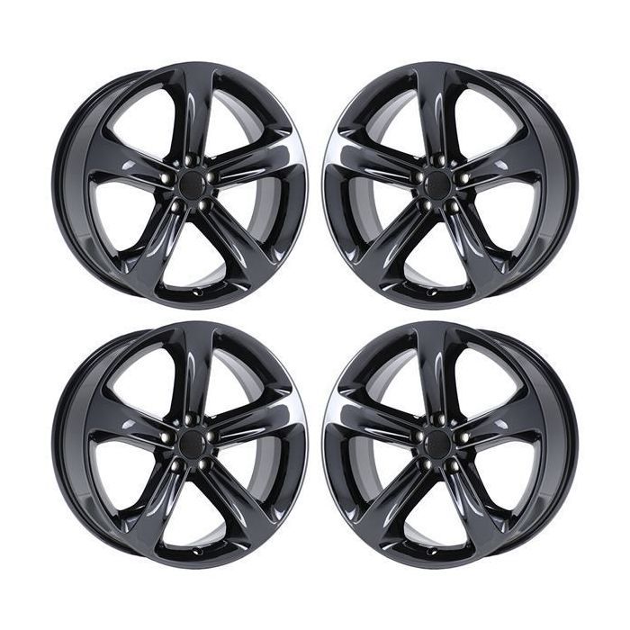 Dodge Challenger Wheel Rim PVD Black Chrome 2529 Stock Factory OEM Replacement