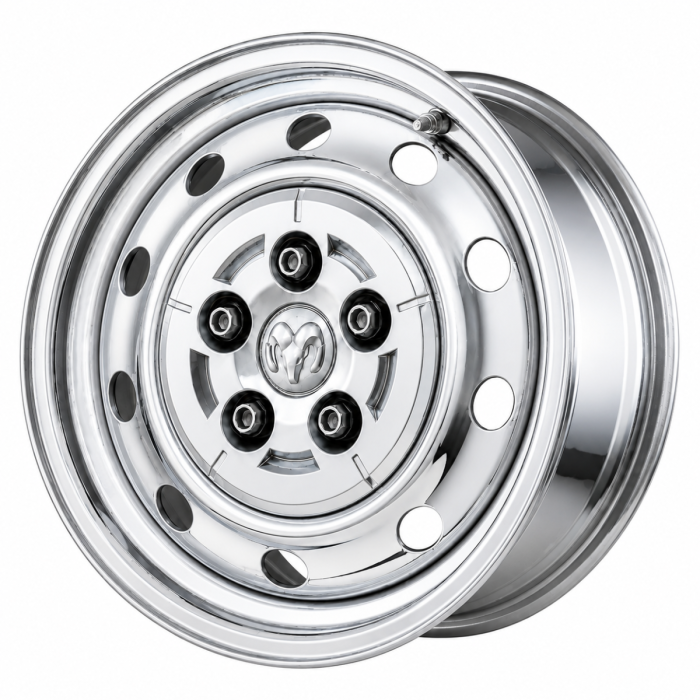 Dodge Ram Promaster Chassis Cab Wheel Rim PVD Bright Chrome Steel 2534 Stock Factory OEM Replacement