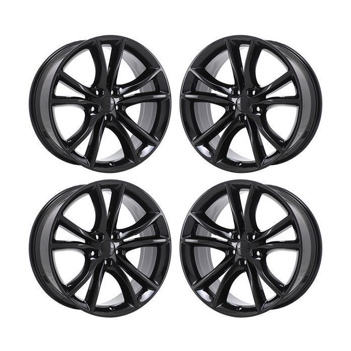 Dodge Charger Exchange Wheels Set of 4-Exchange Rims Set of 4 Gloss Black 2545