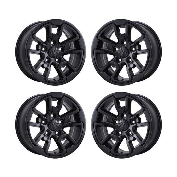 Dodge Ram 1500 Exchange Wheels Set of 4-Exchange Rims Set of 4 Satin Black 2553